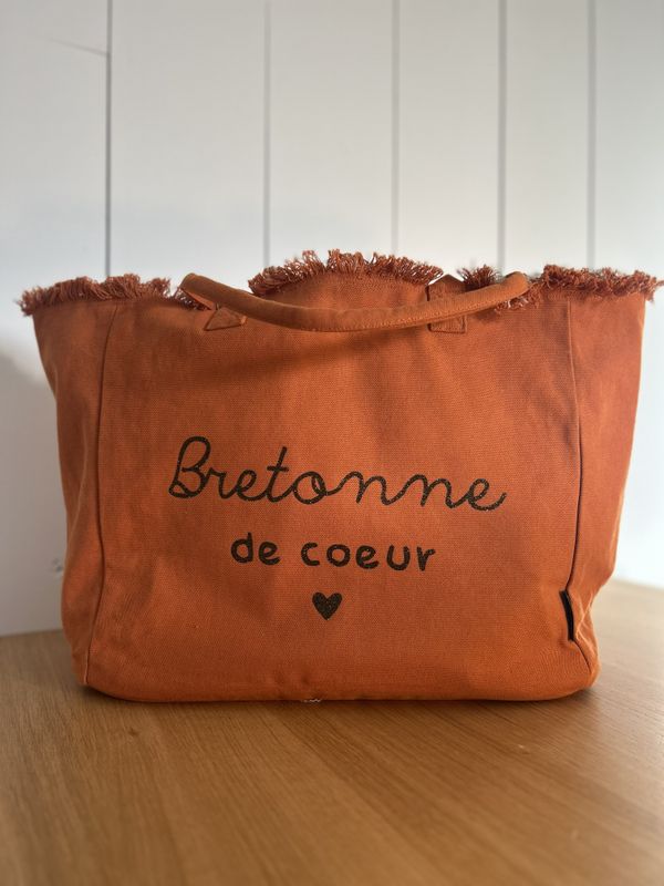 SAC PERSONNALISÉ PAILLOTTE "BRETONNE DE COEUR"