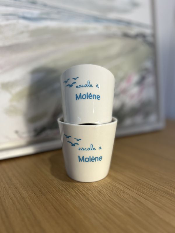 TASSE À CAFÉ PERSONNALISÉE "MOLÈNE ; OUESSANT ; ST-MATHIEU"