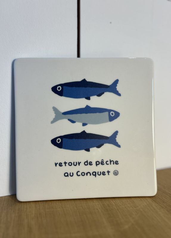 DESSOUS DE PLAT "RETOUR DE PÊCHE AU CONQUET"