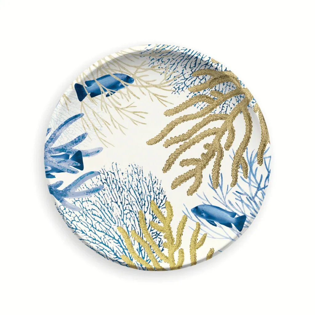 ASSIETTE PLATE CORAIL