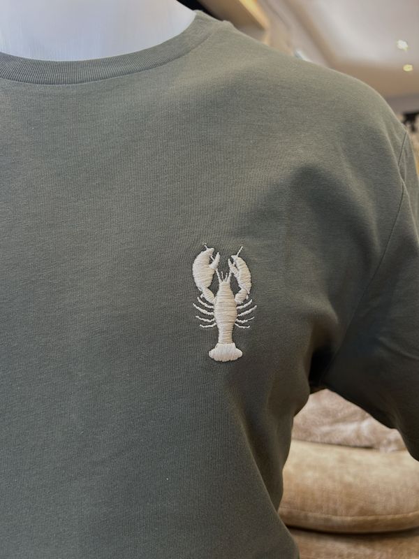 T-SHIRT KAKI "HOMARD"