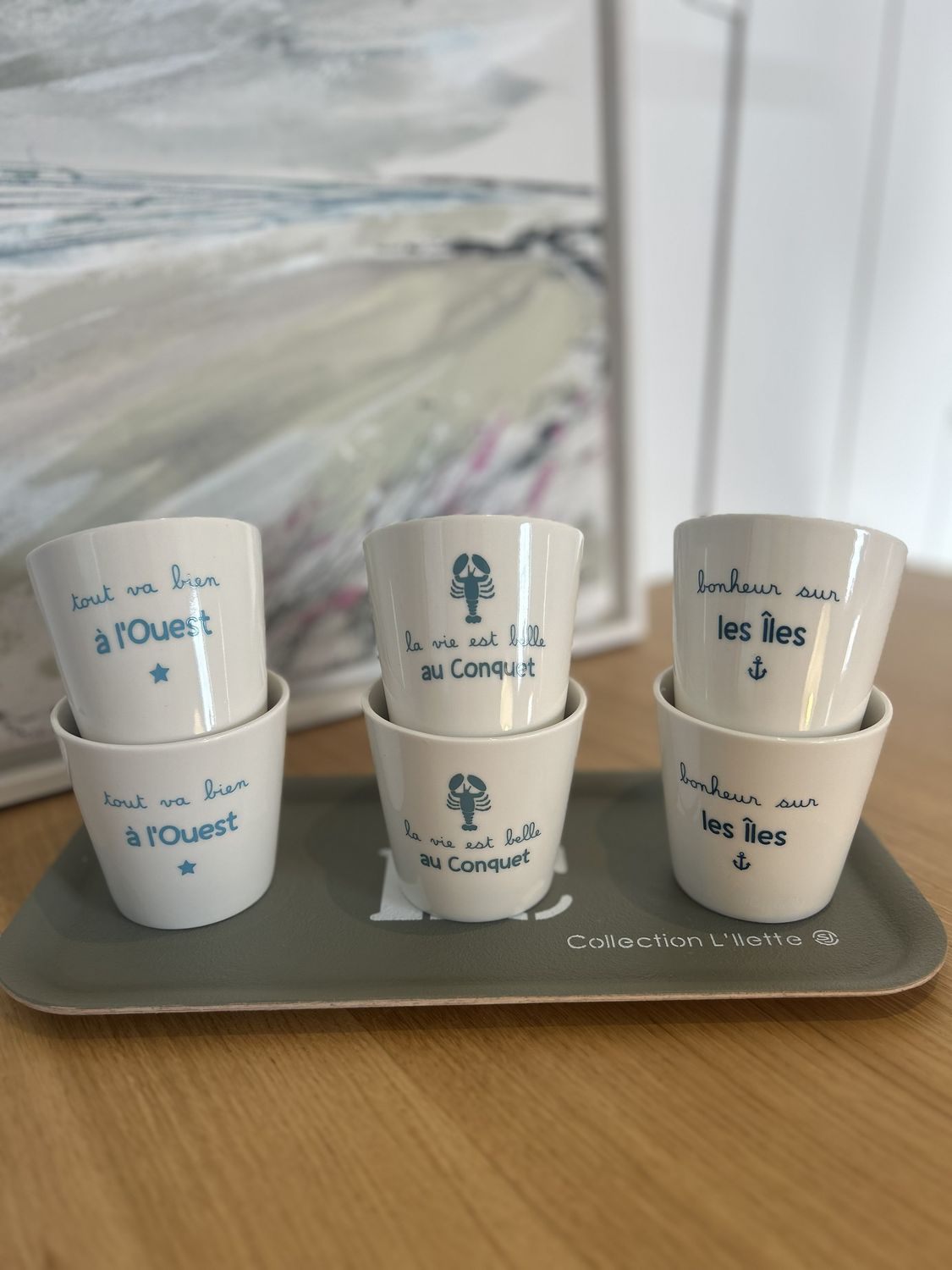 TASSE À CAFÉ PERSONNALISÉE "OUEST ; CONQUET ; ÎLES" TASSE À CAFÉ PERSONNALISÉE "OUEST ; CONQUET ; ÎLES"