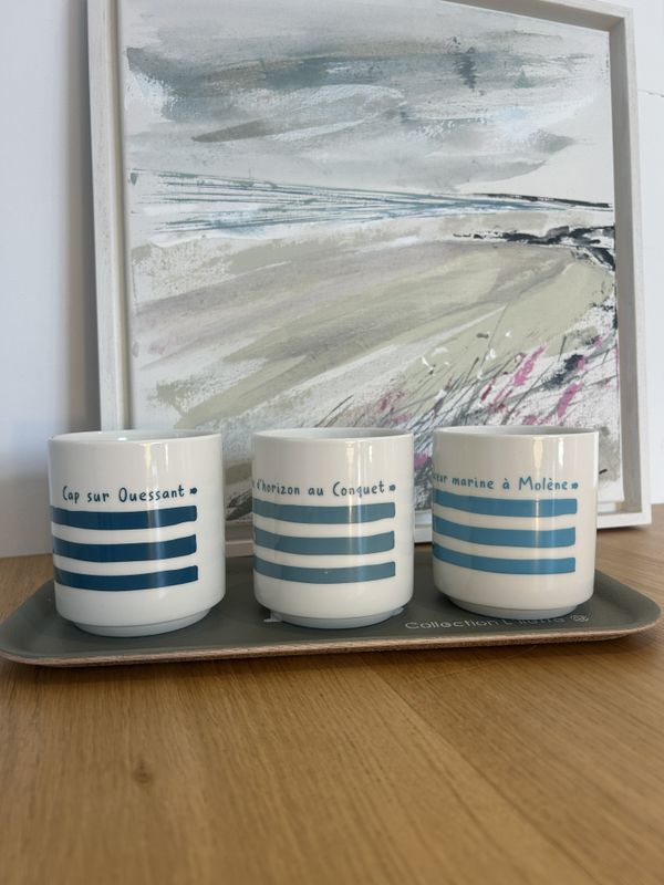 TASSE EMPILABLE "OUESSANT ; CONQUET ; MOLÈNE" TASSE EMPILABLE "OUESSANT ; CONQUET ; MOLÈNE"