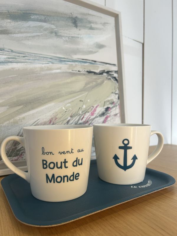 MUG DÉJEUNER "BON VENT AU BOUT DU MONDE" MUG DÉJEUNER "BON VENT AU BOUT DU MONDE"