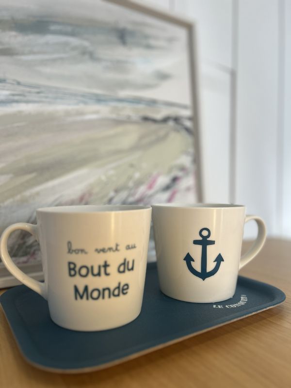 MUG DÉJEUNER "BON VENT AU BOUT DU MONDE"