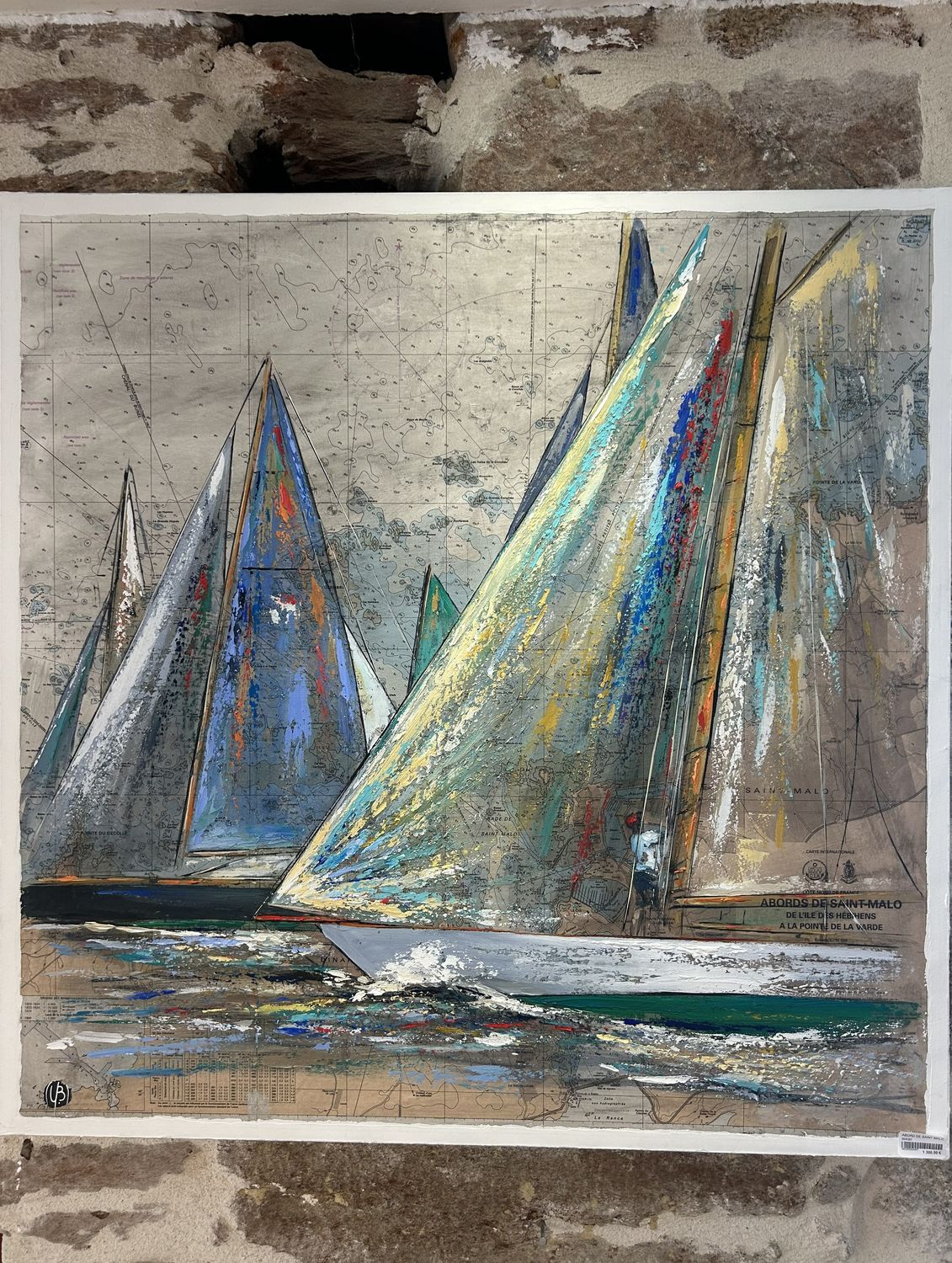 "ABORDS DE SAINT MALO" 80X80 "ABORDS DE SAINT MALO" 80X80