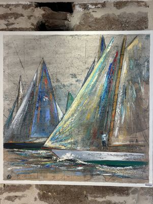 "ABORDS DE SAINT MALO" 80X80 "ABORDS DE SAINT MALO" 80X80