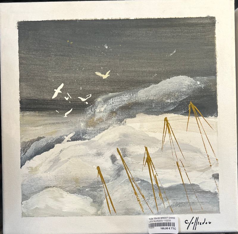 "BREST DANS LES NUAGES" 30X30 - 112233