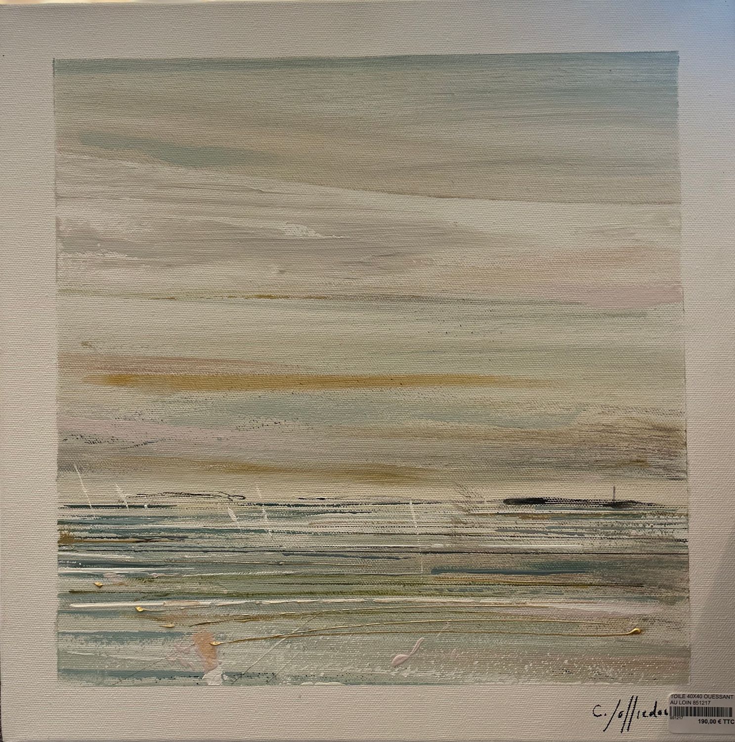 "OUESSANT AU LOIN" 40X40 - 851217
