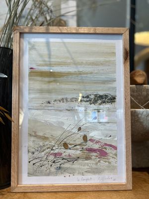 CADRE "LE CONQUET ; 4 OISEAUX" - LES PETITS FINISTÈRE A4