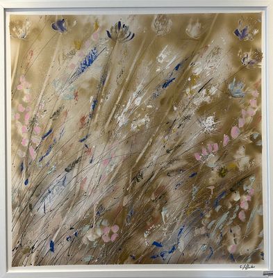 "JARDIN BRETON ENCADRÉ" 80X80 - 141579