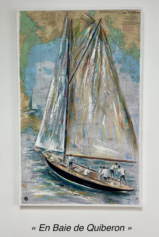 "EN BAIE DE QUIBERON - PENN DUICK" 73X116