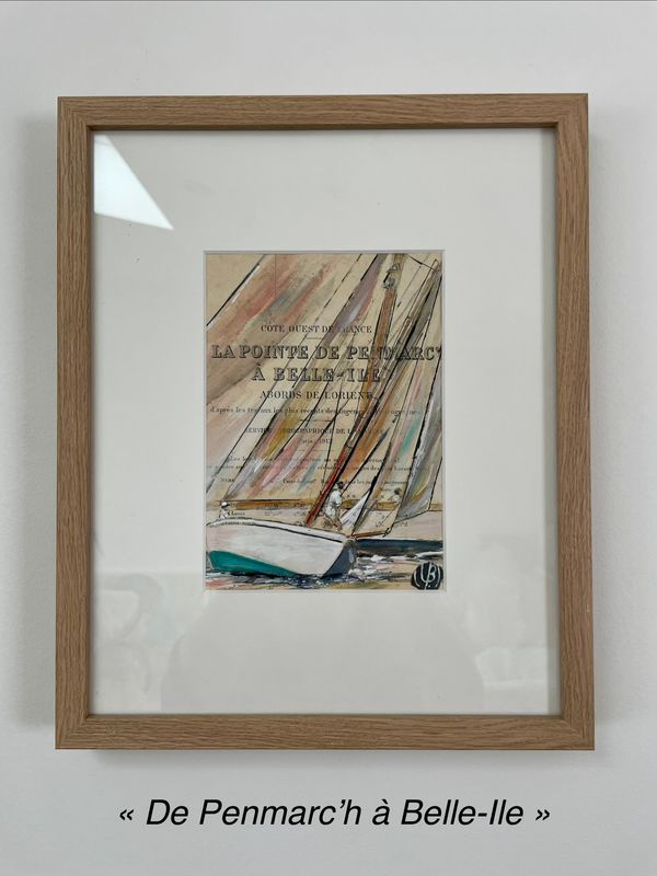 "DE PENMARC'H À BELLE ILE" 26X32