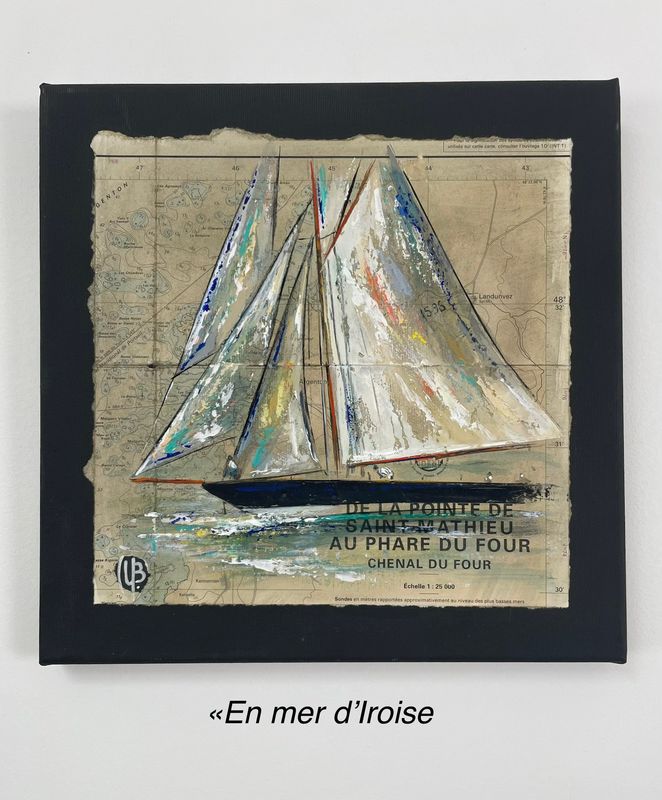 "EN MER D'IROISE" 30X30