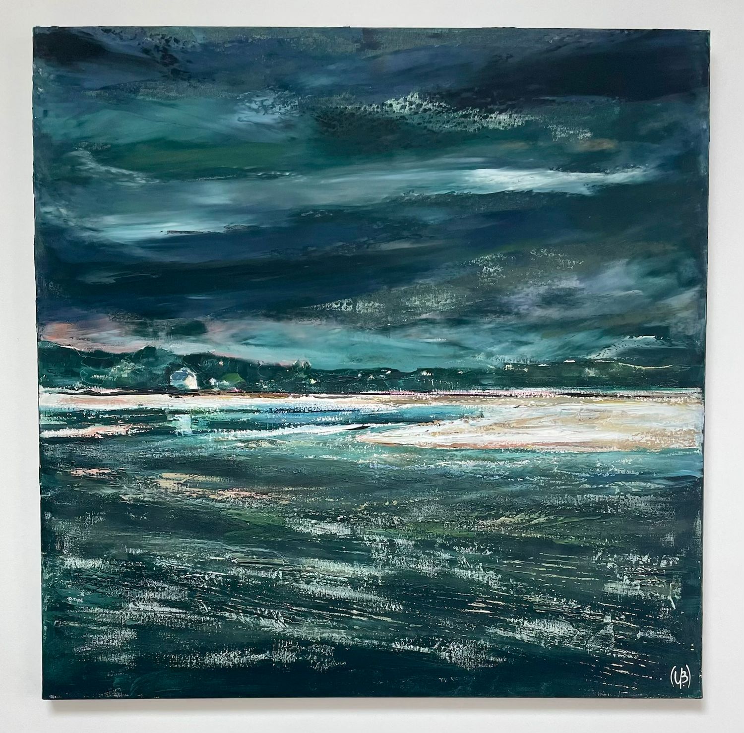 "LA MER BLANCHE" 80X80