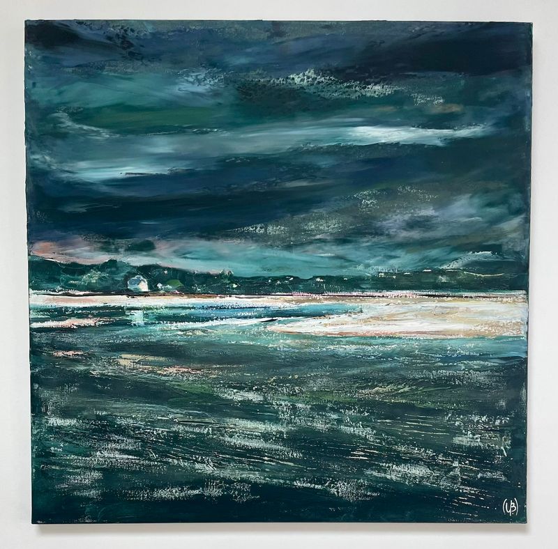 "LA MER BLANCHE" 80X80