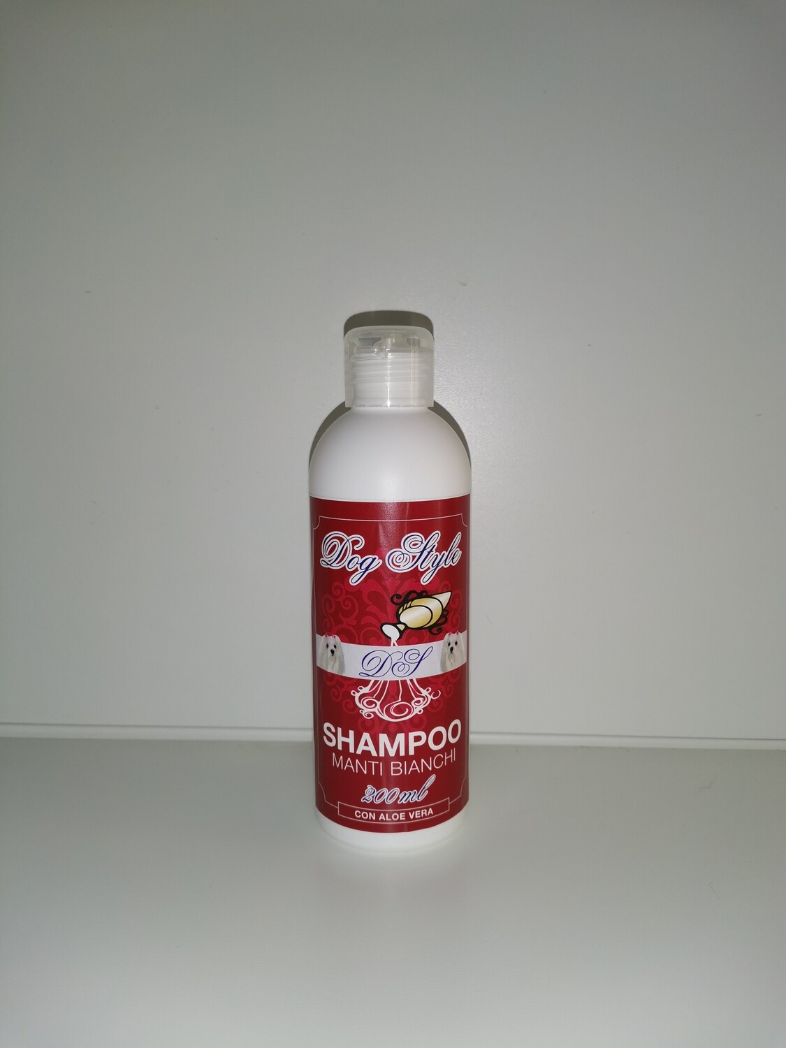 Shampoo manti bianchi con aloe vera