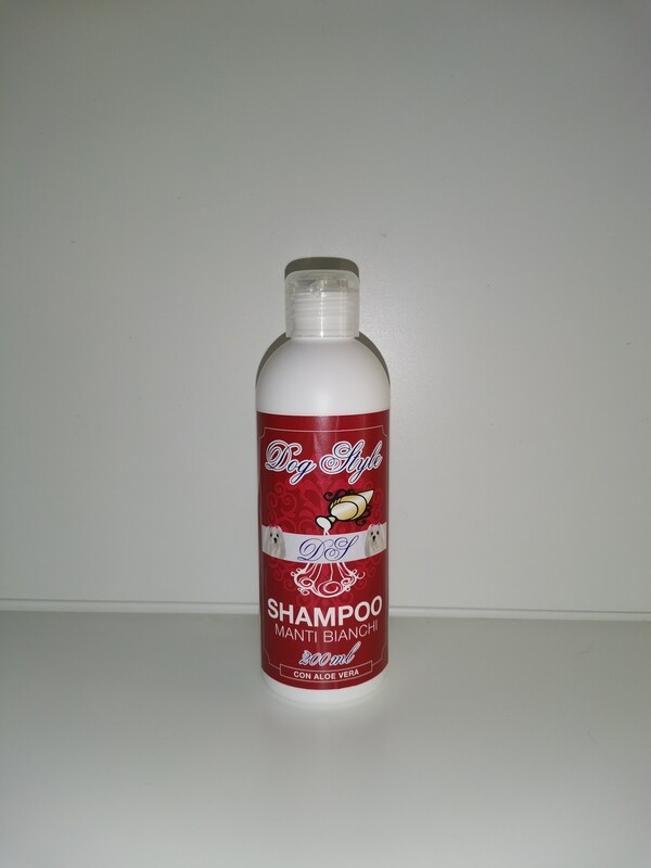 Shampoo manti bianchi con aloe vera