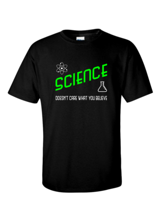 Science - (Mens/Ladies Shirt), Style: Mens Softstyle T-Shirt, Colour: Black