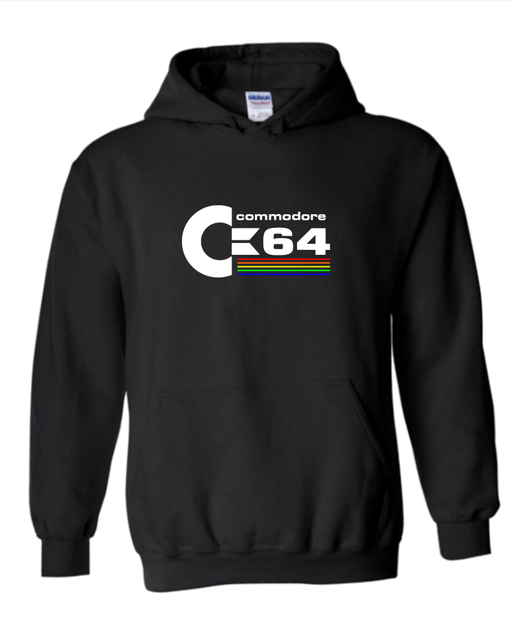 Commodore 64 - Unisex Hoodie, Colour: Black