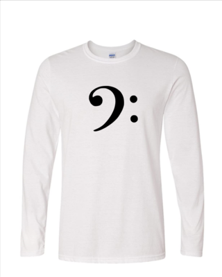 Bass Clef - Mens Long Sleeve