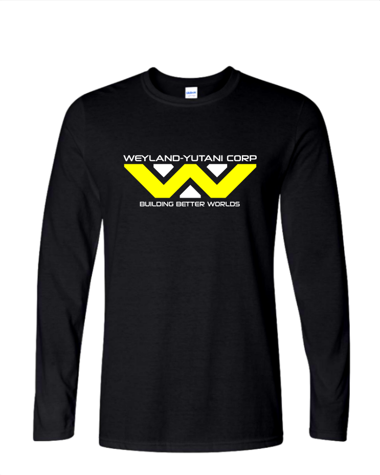Weyland-Yutani - Mens Long Sleeve, Color: Black