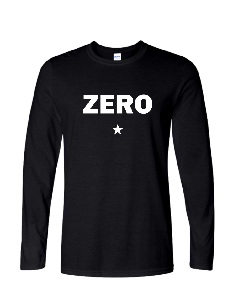 Zero - Mens Long Sleeve, Color: Black