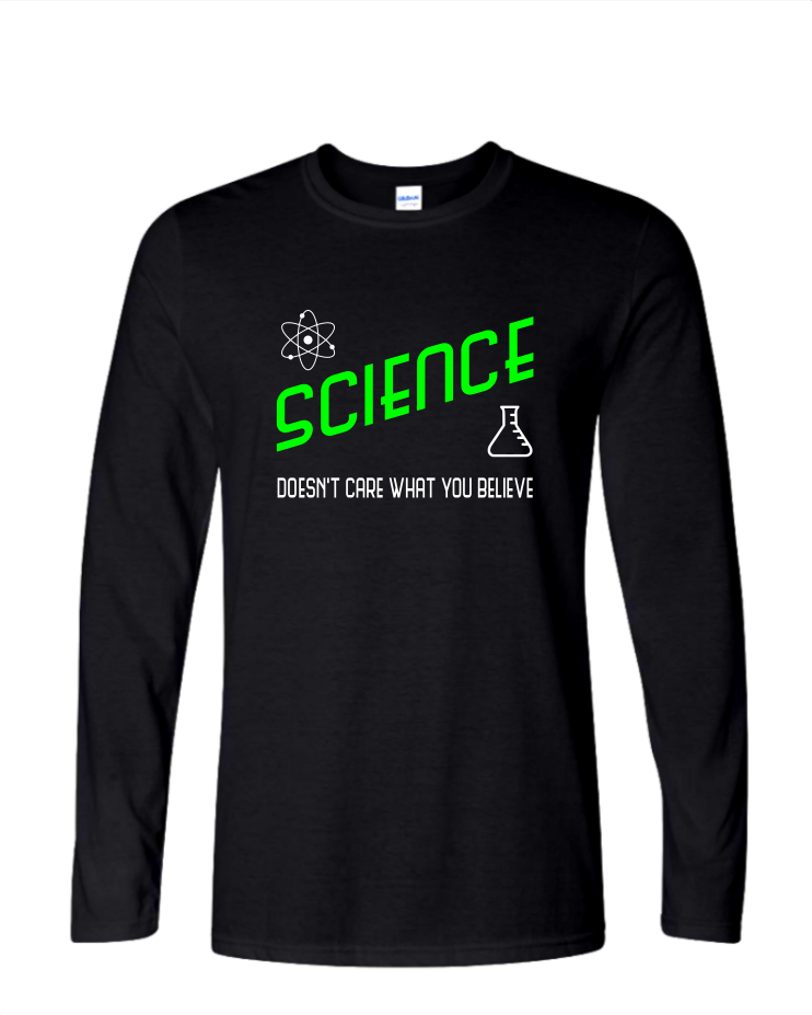 Science - Mens Long Sleeve, Color: Black