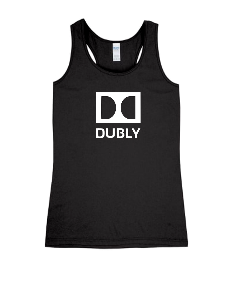 Dubly - Ladies Tank Top, Color: Black