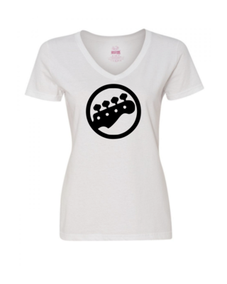 Bass Guitar - Ladies Tee/V Neck