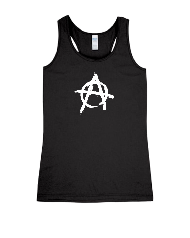 Anarchy - Ladies Tank Top, Colour: Black