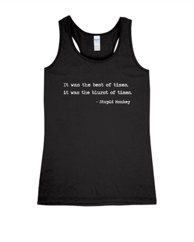 Blurst of Times - Ladies Tank Top, Colour: Black