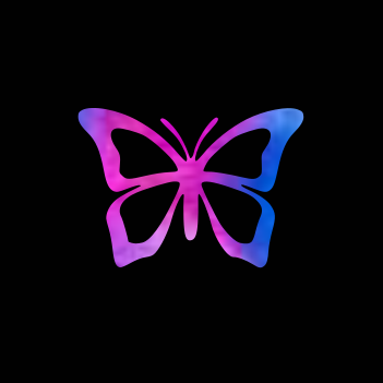 Purple Butterfly (Ladies/Unisex Shirt)