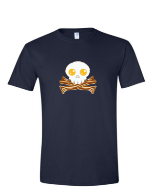 Bacon Skull - Mens Softstyle T-Shirt