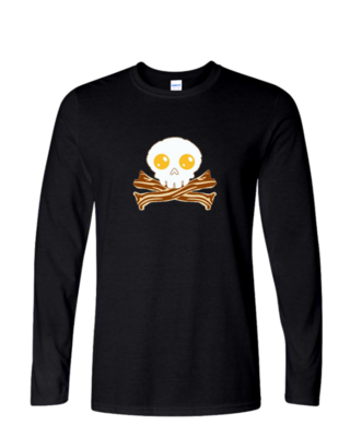Bacon Skull - Mens Long Sleeve