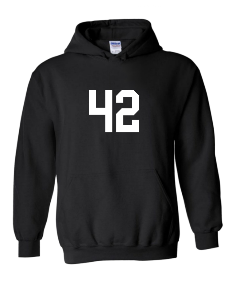 Hitchhiker&#39;s Guide 42 - Unisex Hoodie, Colour: Black