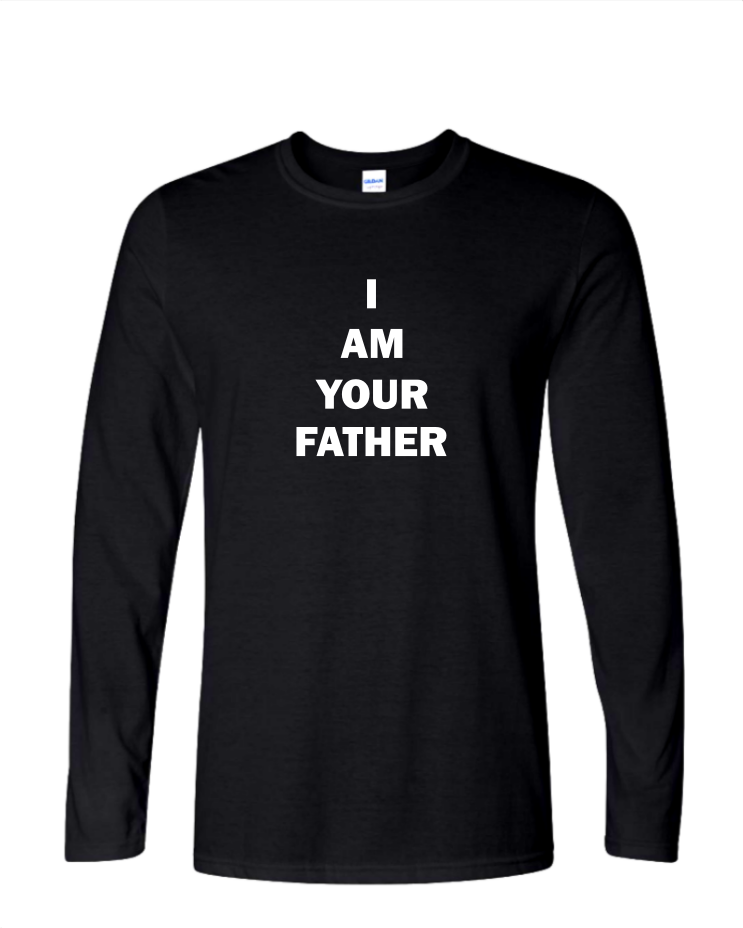 I Am Your Father - Mens Long Sleeve, Colour: Black