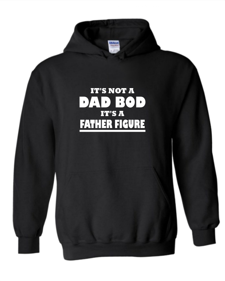 It&#39;s Not a Dad Bod - Unisex Hoodie, Colour: Black