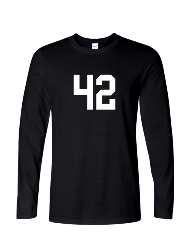 Hitchhiker&#39;s Guide 42 - Mens Long Sleeve, Colour: Black