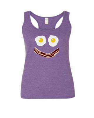 Bacon Egg Smile - Ladies Tank Top