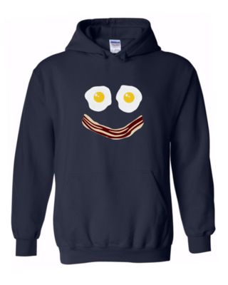 Bacon Egg Smile - Unisex Hoodie