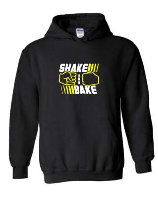 Shake and Bake - Unisex Hoodie, Colour: Black