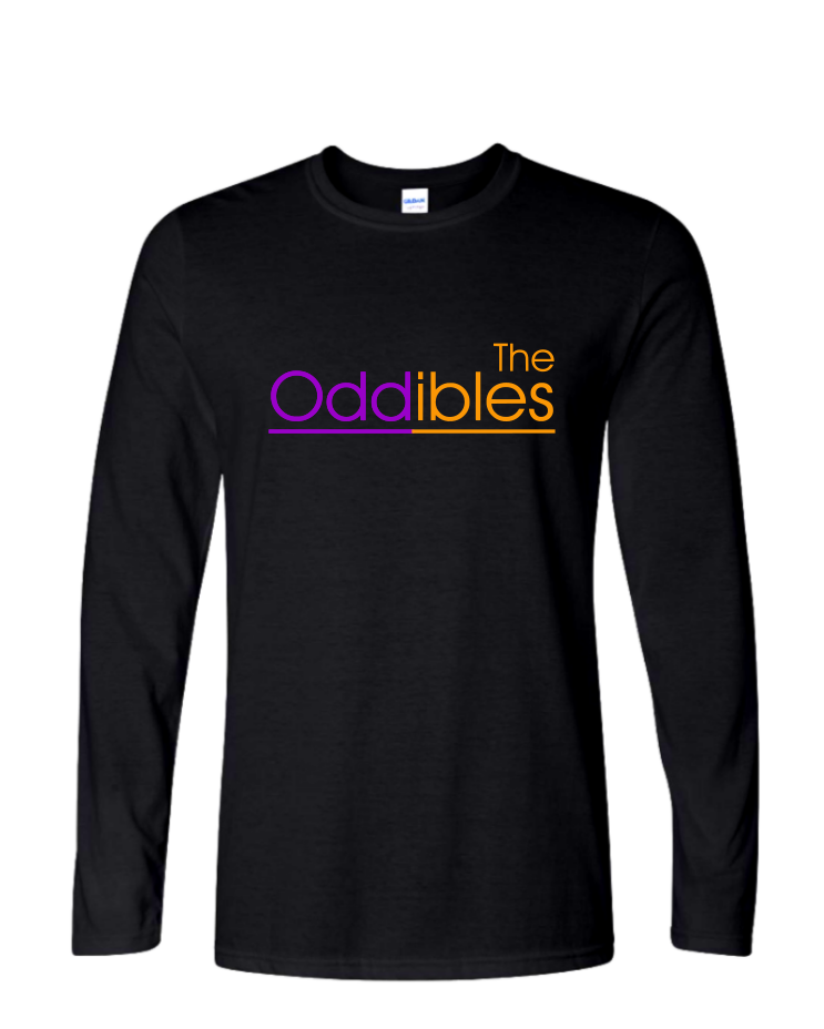 The Oddibles - Mens Long Sleeve, Colour: Black