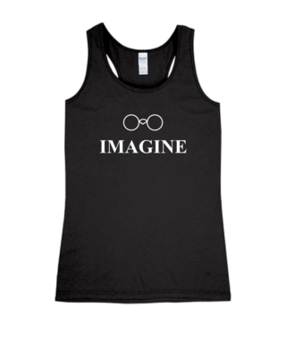 Imagine - Ladies Tank Top, Colour: Black