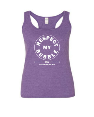 Respect My Bubble - Ladies Tank Top