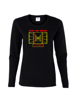 Stay On Target  - Ladies Long Sleeve
