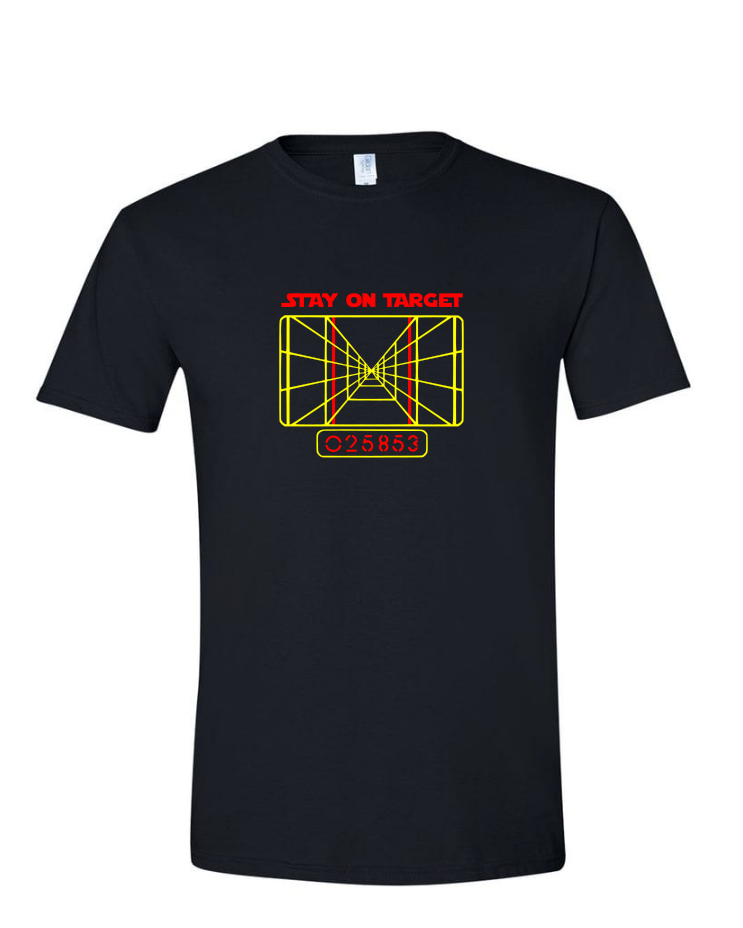 Stay on Target - Mens Softstyle T-Shirt