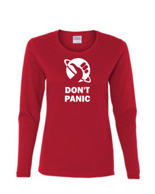 Don&#39;t Panic - Ladies Long Sleeve