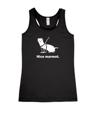 Nice Marmot - Ladies Tank Top, Colour: Black