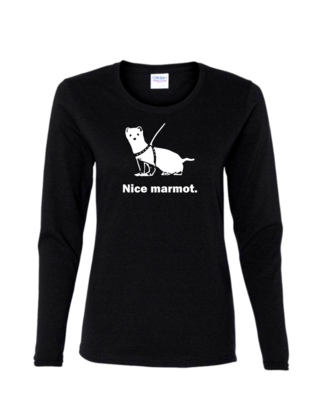 Nice Marmot - Ladies Long Sleeve, Colour: Black